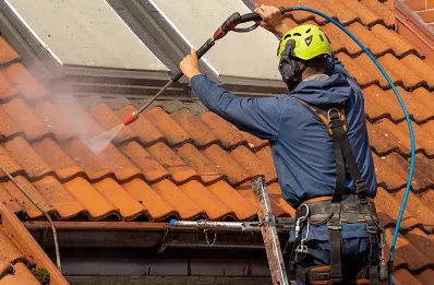 Démoussage et hydrofuge de toiture à Sengouagnet